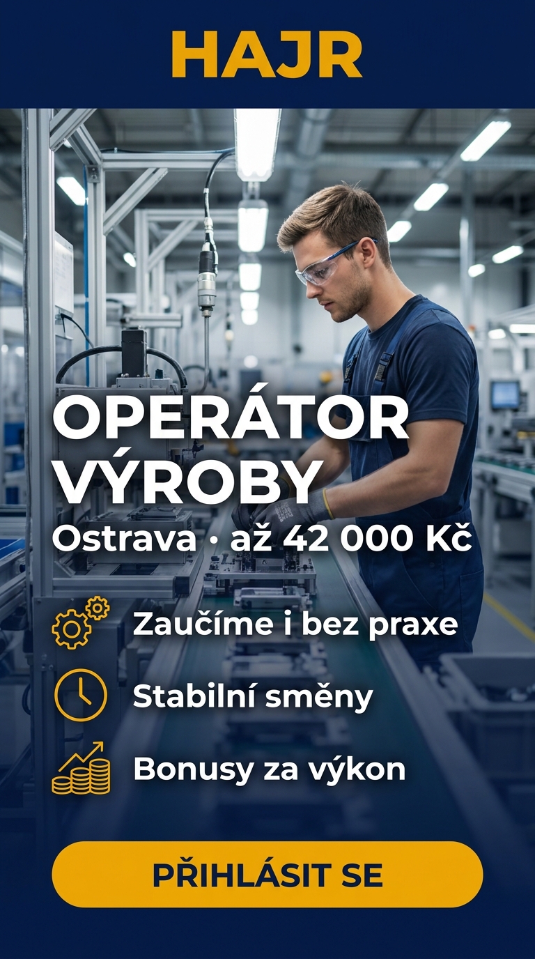 Ukázka mobilní náborové kampaně pro pracovníky ve výrobě